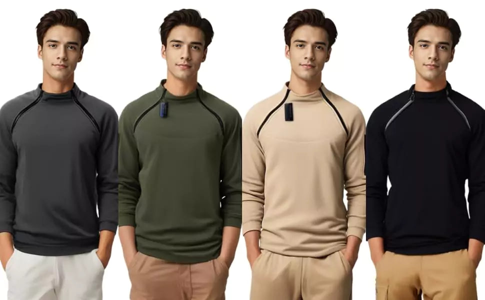 Men's Tactical Outdoor Fleece Jacket Windproof Coat Thermal for Sports Vobi Collections