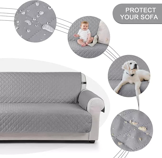 Waterproof Sofa Protector – Reversible, Anti-Slip & Machine Washable vobi