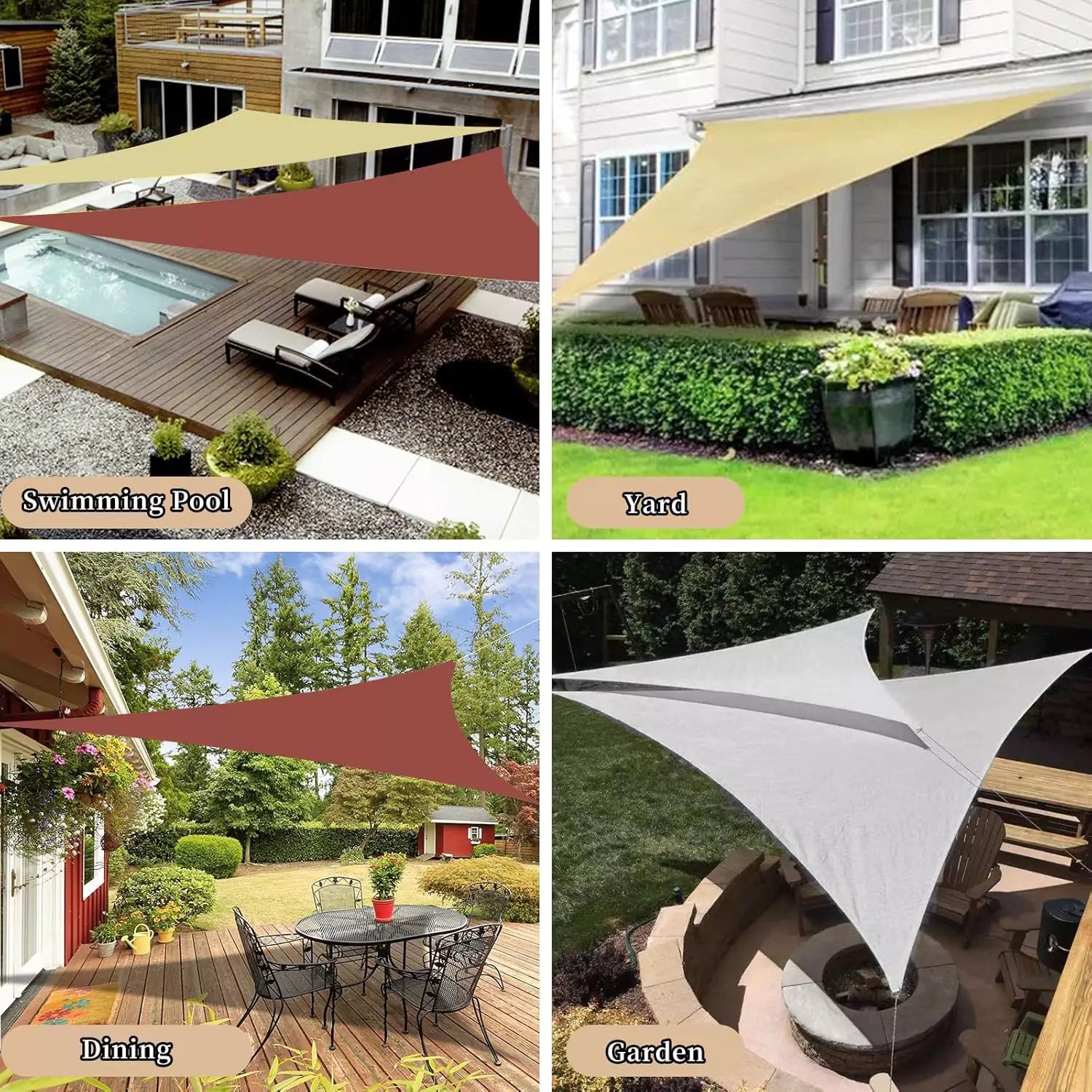 Waterproof Shade Sail Sunscreen Awning Vobi Collections
