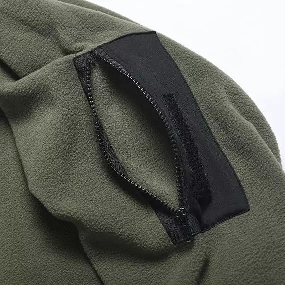 Men's Tactical Outdoor Fleece Jacket Windproof Coat Thermal for Sports Vobi Collections