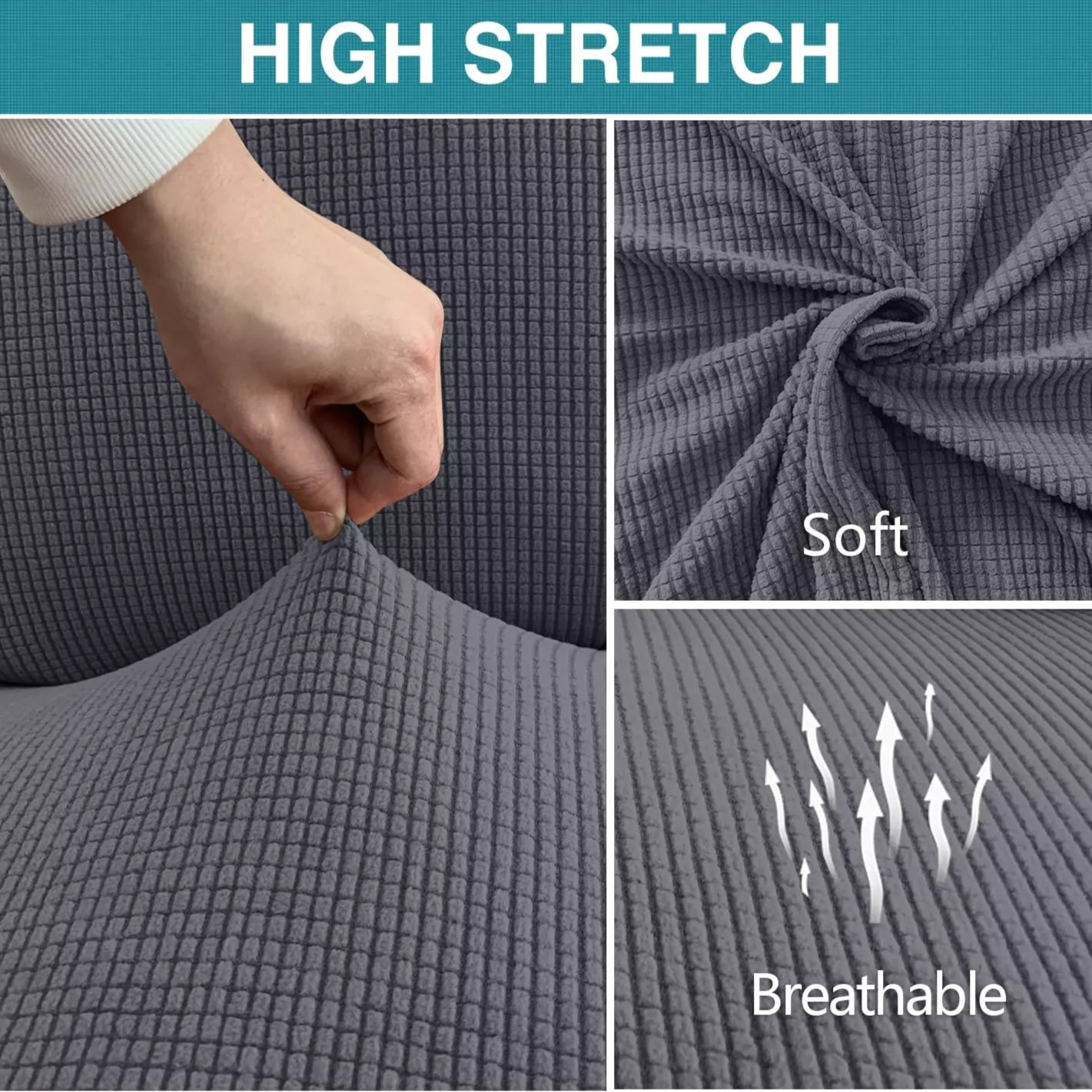 Elastic Chair Cover – Universal Fit for Dining & Living Room Chairs