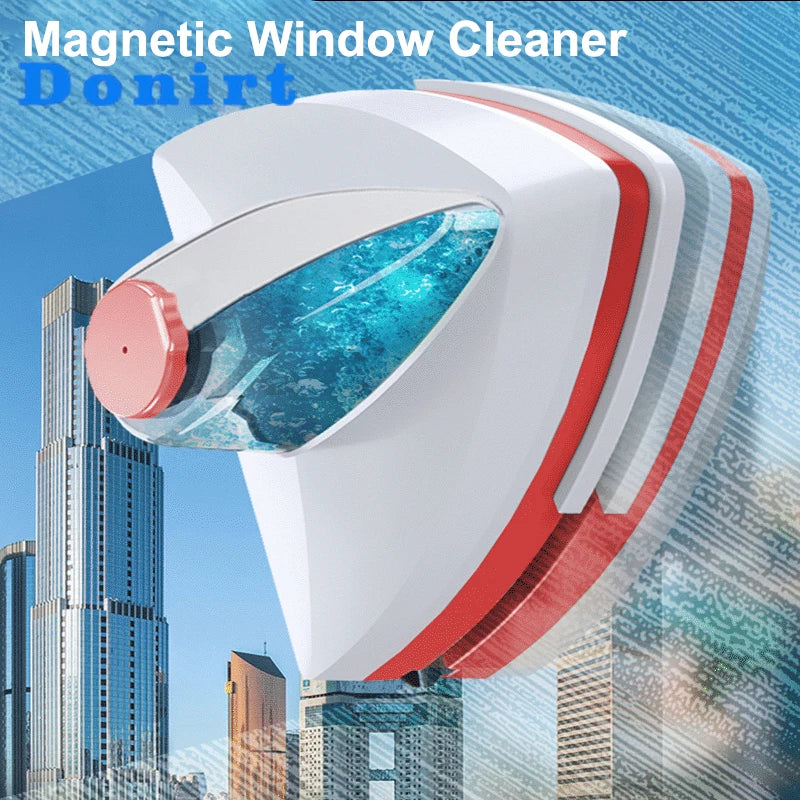 Magnetic Window Cleaner – Double-Sided Glass Wiper for Single & Double Glazing vobi