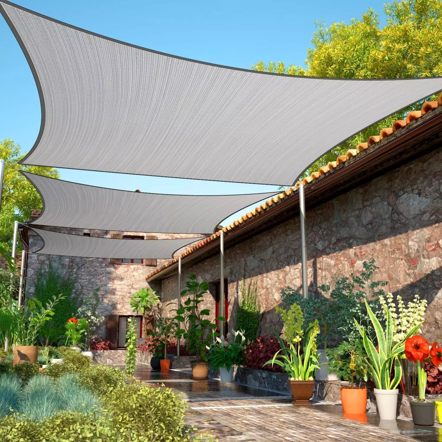 Waterproof Shade Sail Sunscreen Awning Vobi Collections