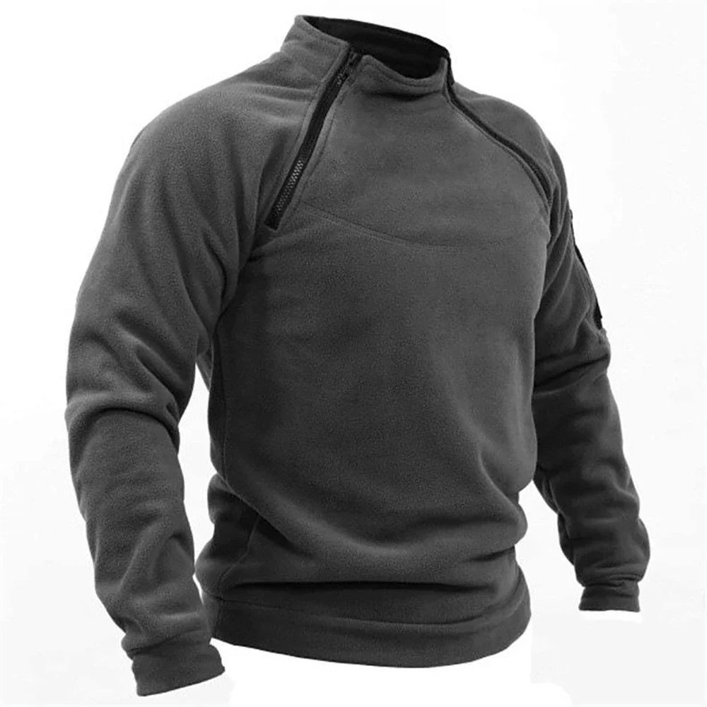 Men's Tactical Outdoor Fleece Jacket Windproof Coat Thermal for Sports Vobi Collections