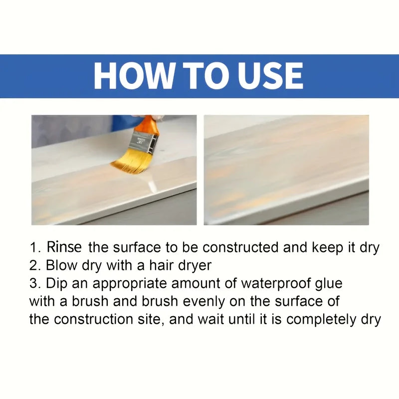Transparent Waterproof Sealant – Nano Leak-Proof Coating for Cracks & Gaps Vobi