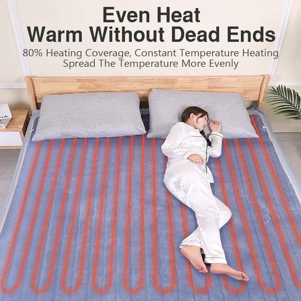 Electric Heating Blanket with Intelligent Control 220V Vobi Collections