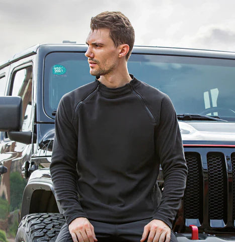 Men's Tactical Outdoor Fleece Jacket Windproof Coat Thermal for Sports Vobi Collections