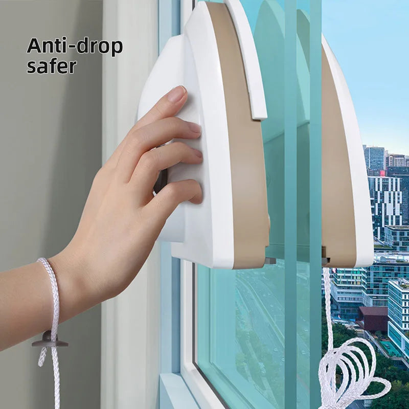 Magnetic Window Cleaner – Double-Sided Glass Wiper for Single & Double Glazing vobi