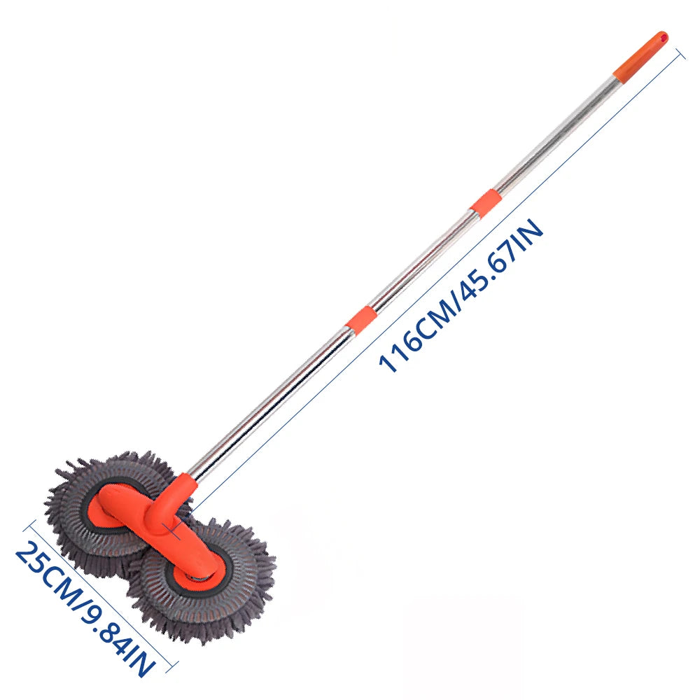 Microfibre Car Wash Brush – Long Handle Mop for Scratch-Free Vehicle Cleaning vobi