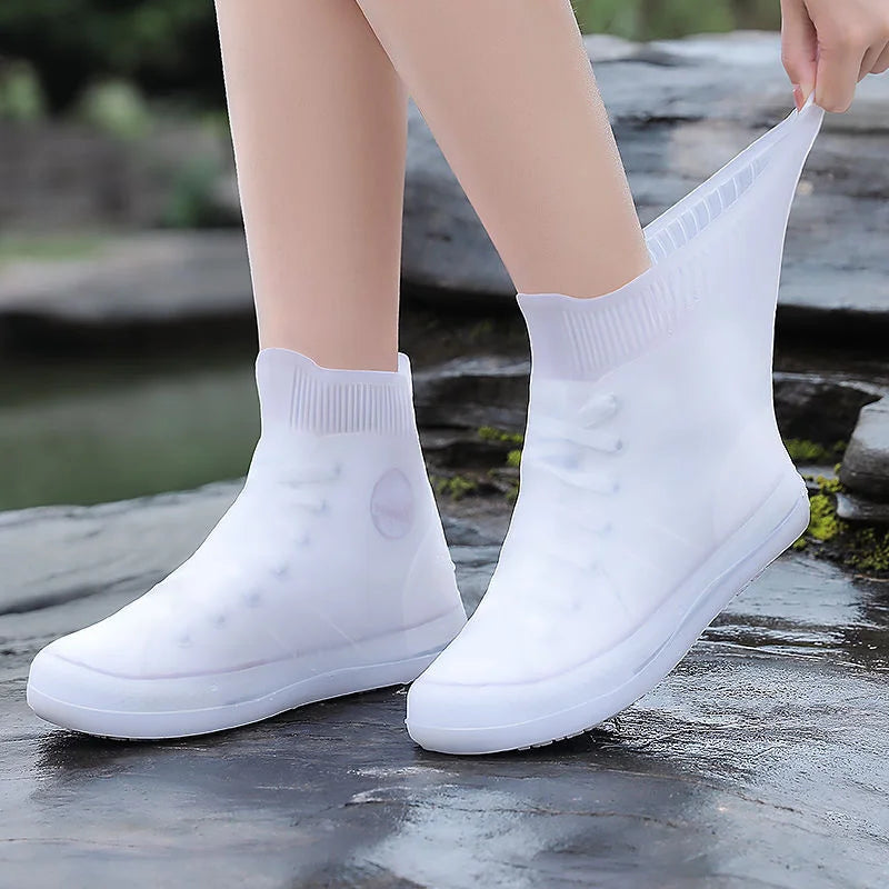 Reusable Waterproof Shoe Covers – Non-Slip Silicone Overshoes for Rain & Snow vobi