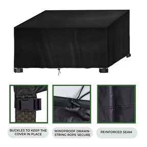Garden Waterproof Rectangular Furniture Cover 420D Oxford Fabric Vobi Collections