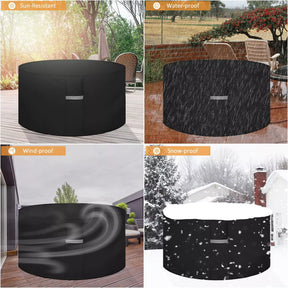 Garden Waterproof Circular Furniture Cover 600D Oxford Fabric Vobi Collections
