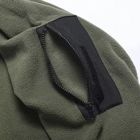 Men's Tactical Outdoor Fleece Jacket Windproof Coat Thermal for Sports Vobi Collections