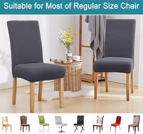 Elastic Chair Cover – Universal Fit for Dining & Living Room Chairs