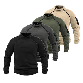 Men's Tactical Outdoor Fleece Jacket Windproof Coat Thermal for Sports Vobi Collections