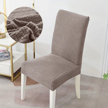Elastic Chair Cover – Universal Fit for Dining & Living Room Chairs khaki