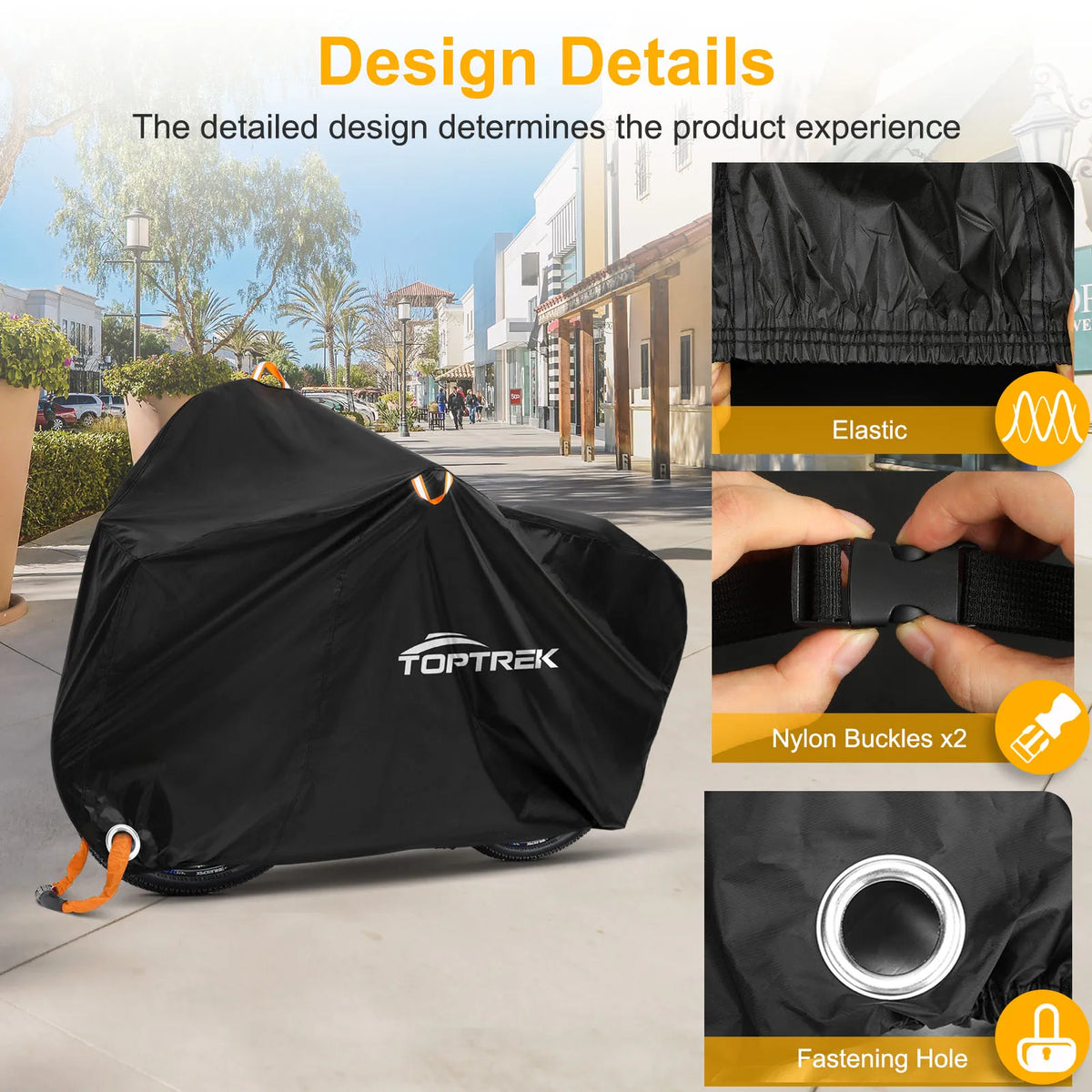Waterproof Bike Cover – Heavy-Duty 210T Oxford Protection for 1 or 2 Bicycles vobi