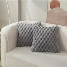 Solid Colour Polyester Pillowcase – 45x45cm Soft & Durable Cover for Sofa or Bed VOBI