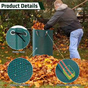 Reusable Garden Waste Bag – Heavy-Duty Leaf and Yard Debris Sack with Handles VOBI