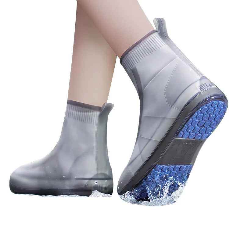 Reusable Waterproof Shoe Covers – Non-Slip Silicone Overshoes for Rain & Snow vobi