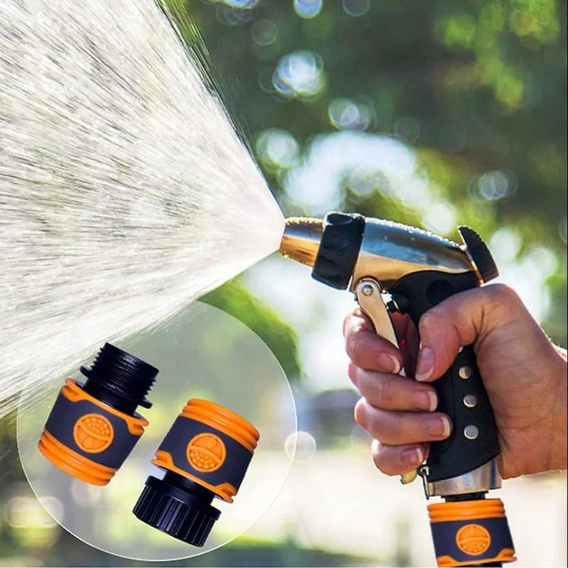 Garden Hose Quick Connector – 1/2” PVC Pipe Fitting Adapter (1 to 10 Pack) VOBI