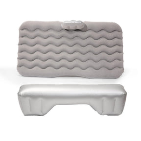 Inflatable Car Mattress – Flocked Travel Bed for Back Seat with Pillows & Bag vobi