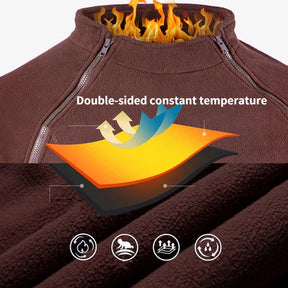 Men's Tactical Outdoor Fleece Jacket Windproof Coat Thermal for Sports Vobi Collections