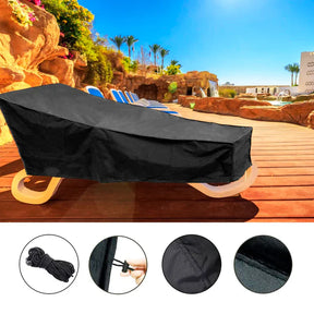 Garden Waterproof Sunbed Cover 420D Oxford Fabric Vobi Collections